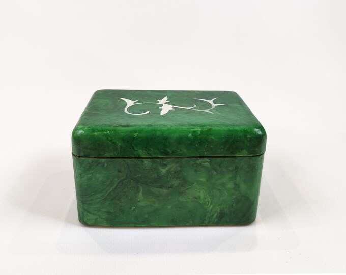 square jewelry box liberty mortimer green