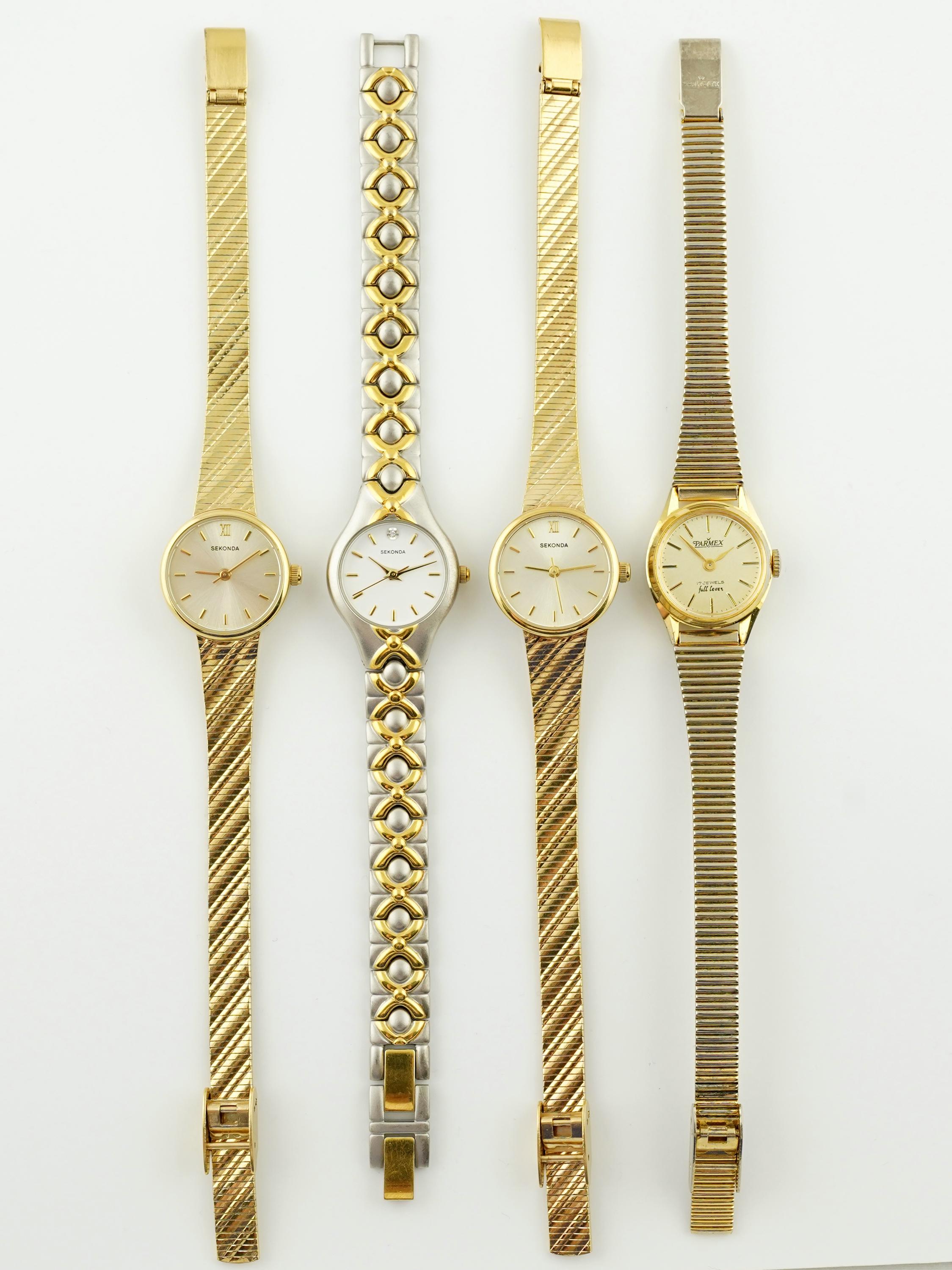 Vintage Ladies Watch: Gold Sekonda, Mechanical Parmex  display picture 1