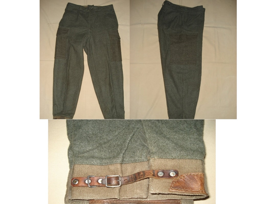 Vintage Men's Swedish Military Wool Pants Rare Authentic - Etsy