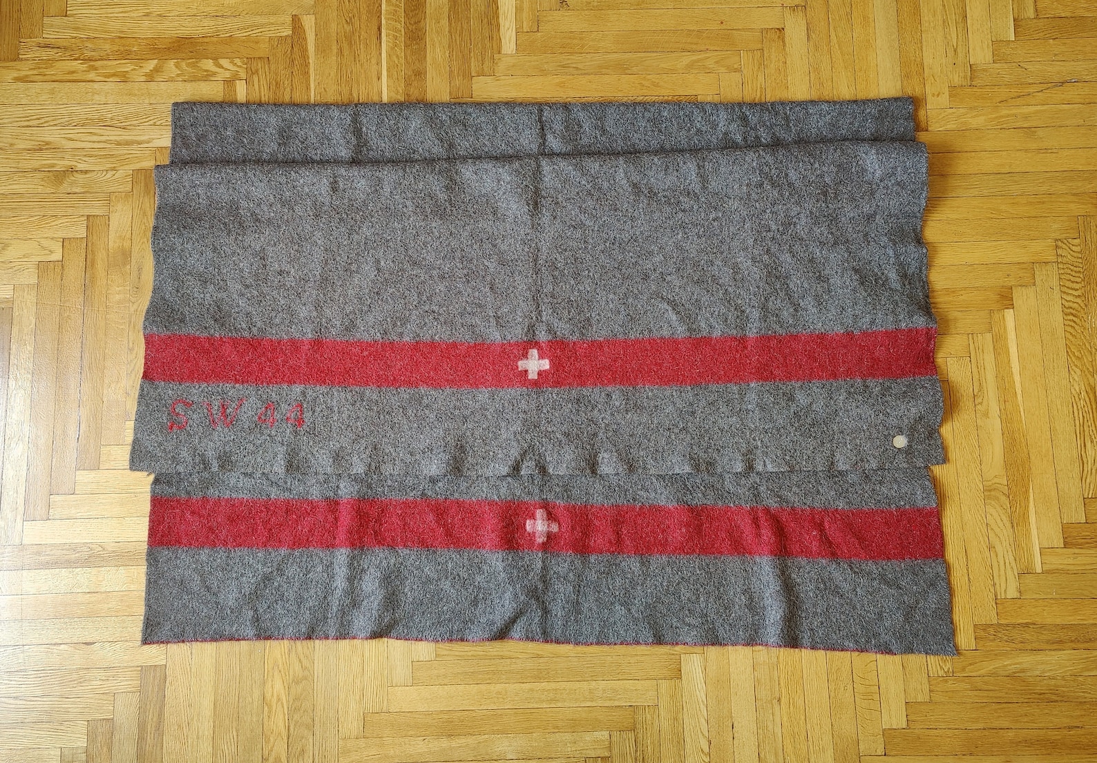 Original Swiss Army wool Blanket Vintage Swiss military Etsy