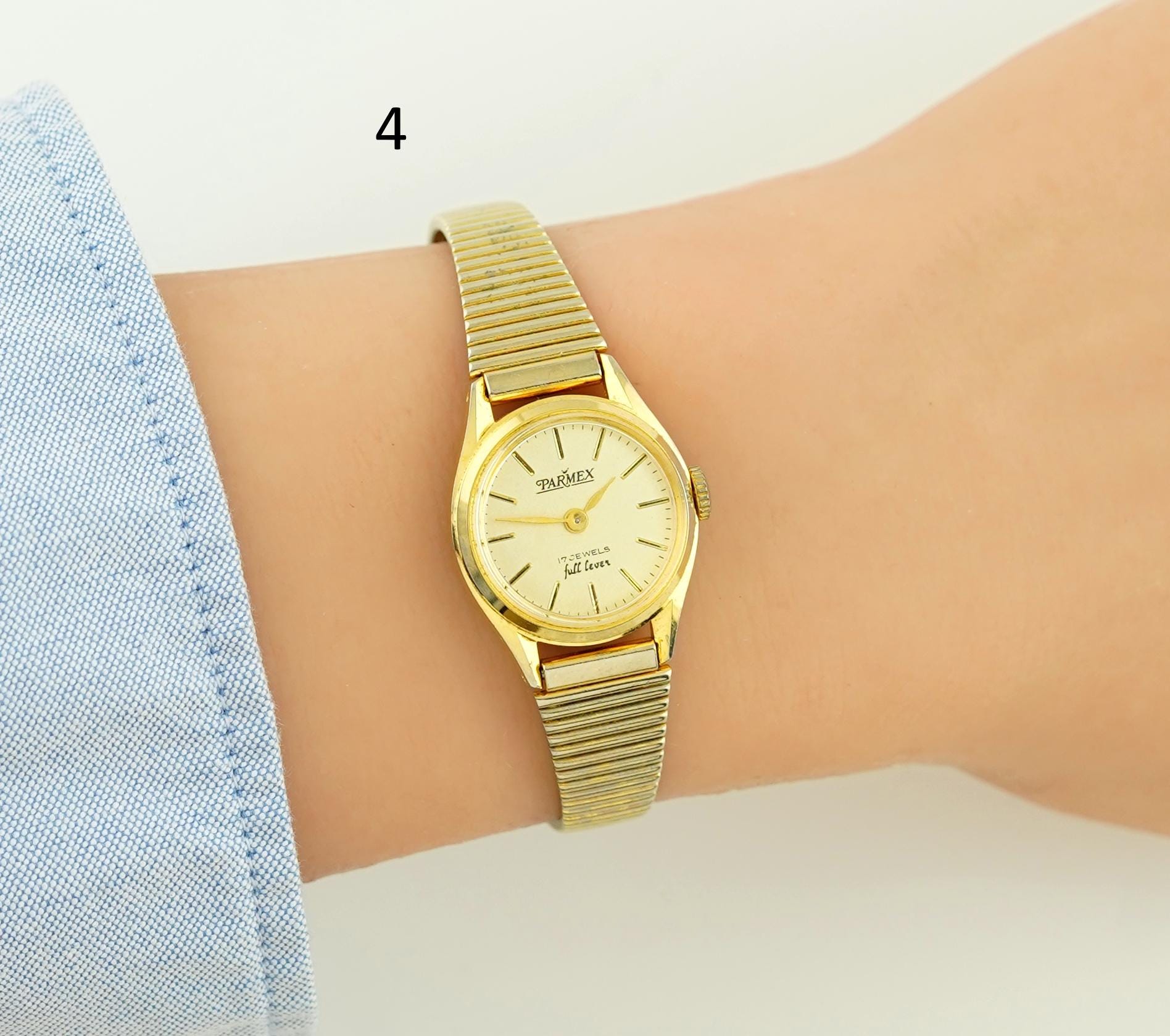 Vintage Ladies Watch: Gold Sekonda, Mechanical Parmex  display picture 2