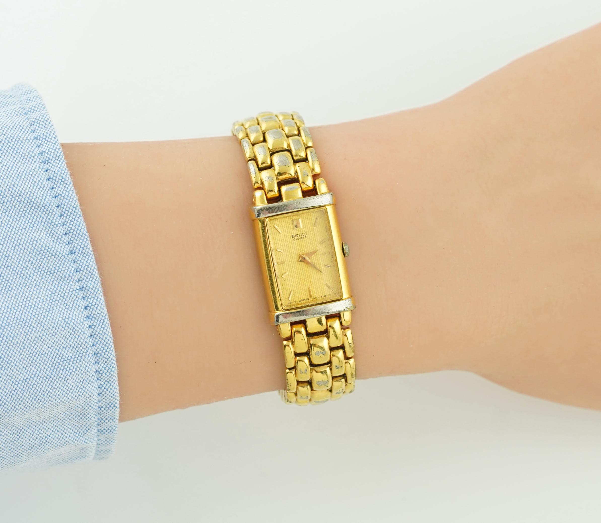 NWT Seiko Ladies Watch Bracelet in Gold Seiko 11-8320~17J Japan Womens Gold Plated | Mercari main image 2