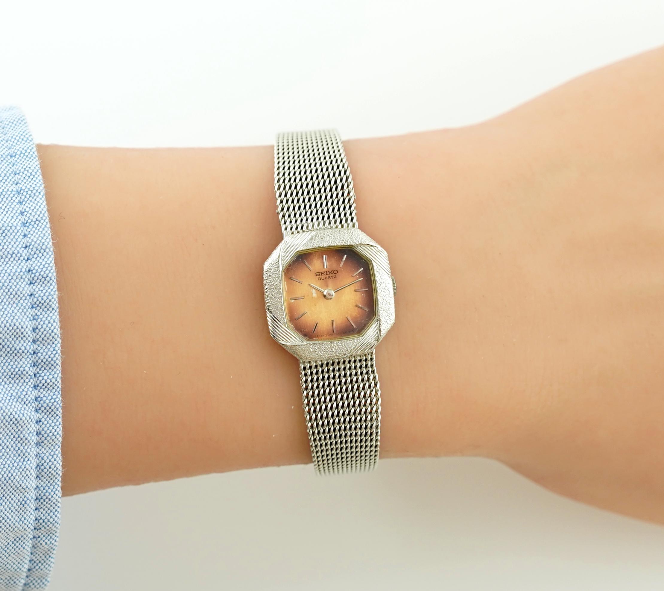 希少SEIKO セイコー　ゴールド　ブレス　SGP オクタゴン　レディース腕時計 Seiko octagon watch women - Etsy 日本