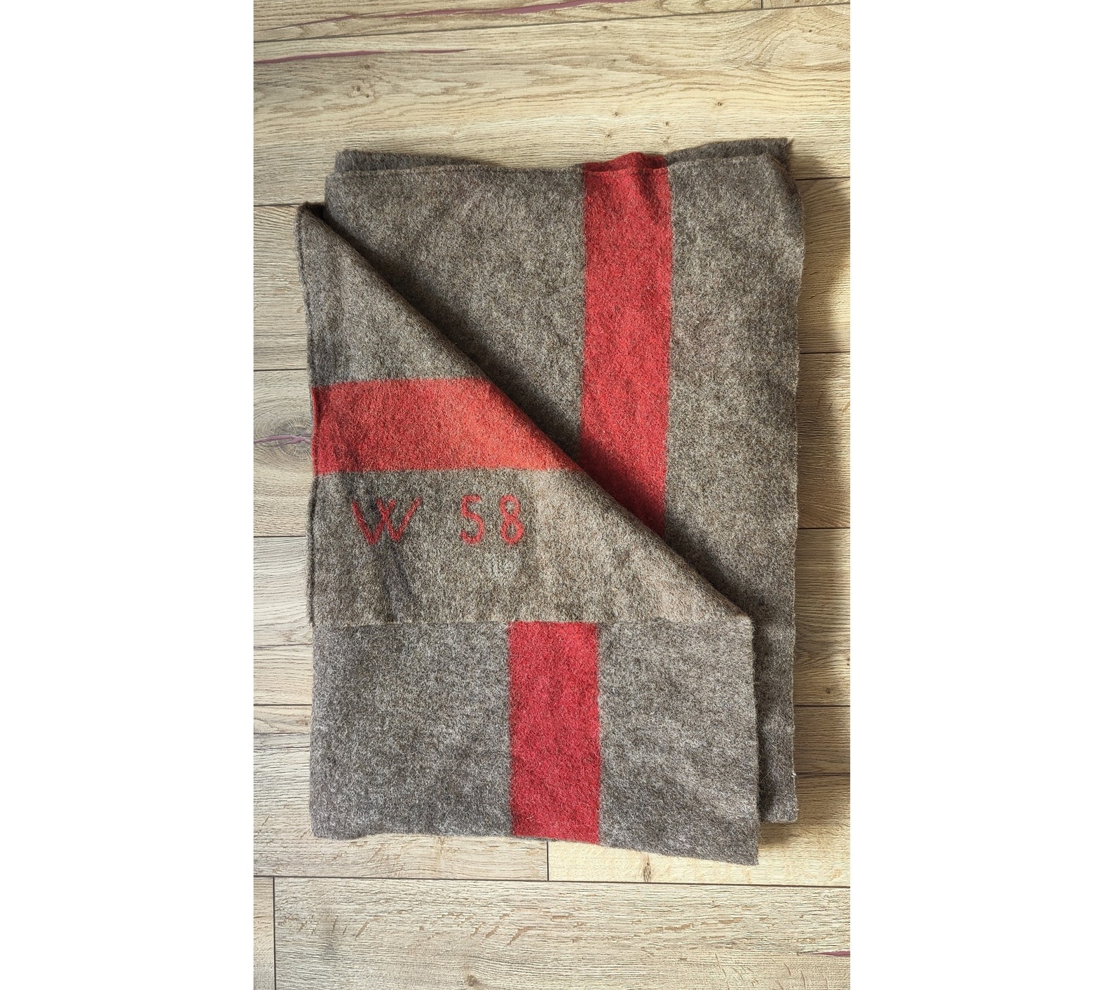 Vintage Swiss Army Wool Blanket Warehouse Swiss Military Etsy