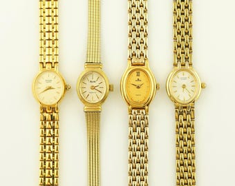 ヴィンテージ セイコー レクタンギュラー ゴールドウォッチ