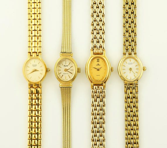 knee length dresses for ladies Piaget 18k Yellow Gold and Diamond Ladies Watch – Roxbury Jewelry