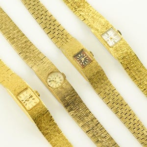 Vintage Women's Rotary Watch, Limit gold colored womens Watch, mechanical 17 jewels incabloc Gold Tone Watch, Gift for her, wrist watch
