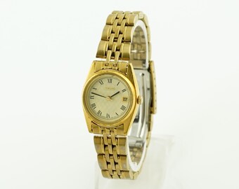 Vintage Seiko Gold Tone Cherub Women\'s Bracelet Watch 1995 Seiko Instruments Inc. Cherub Sistine Madonna Quartz  main image 3