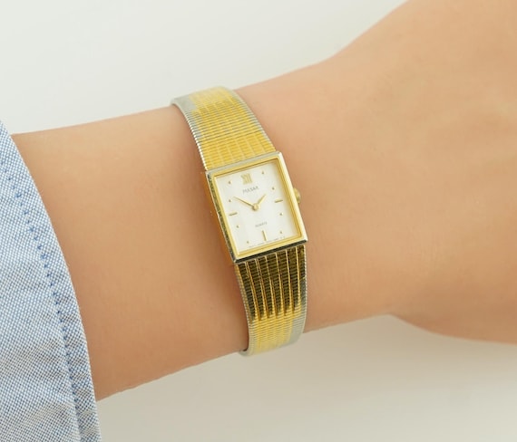 Pulsar Gold Watch with White Dial face woman Women main image 3