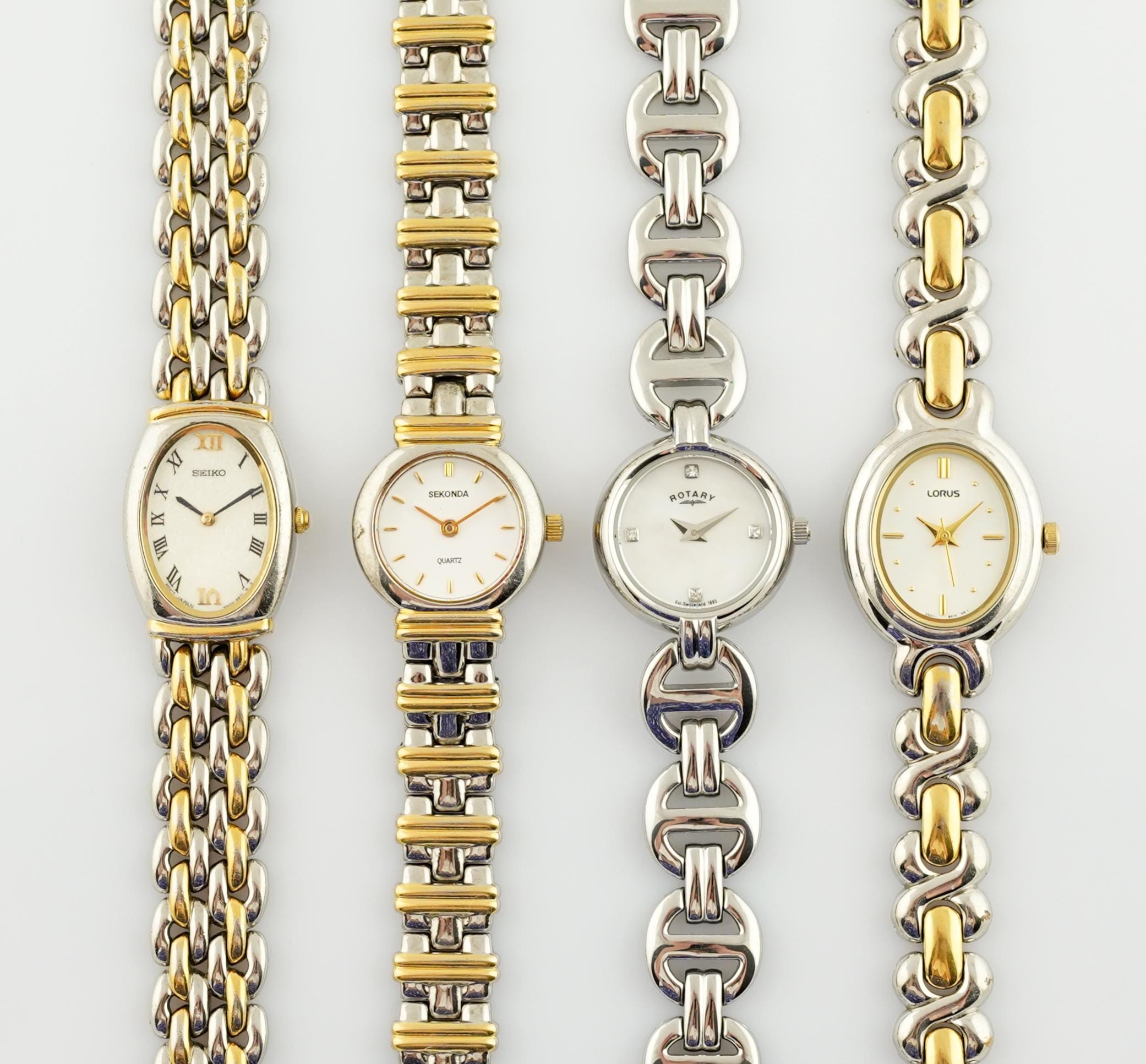 Vintage Women's Seiko watch, Lorus two tone womens Watch, Ladies cocktail  wristwatches, Gift for her