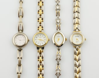 Vintage dames Anne Klein II, Sekonda dameshorloge, dunne damescocktailpolshorloges, cadeau voor haar