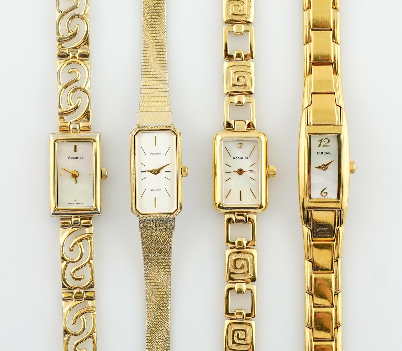 Montre Pulsar pour femme vintage, montre pour femme fine de