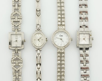 montre Limite vintage pour femmes, montre pour femmes de couleur argentée Sekonda, montres-bracelets de cocktail pour femmes, cadeau pour elle