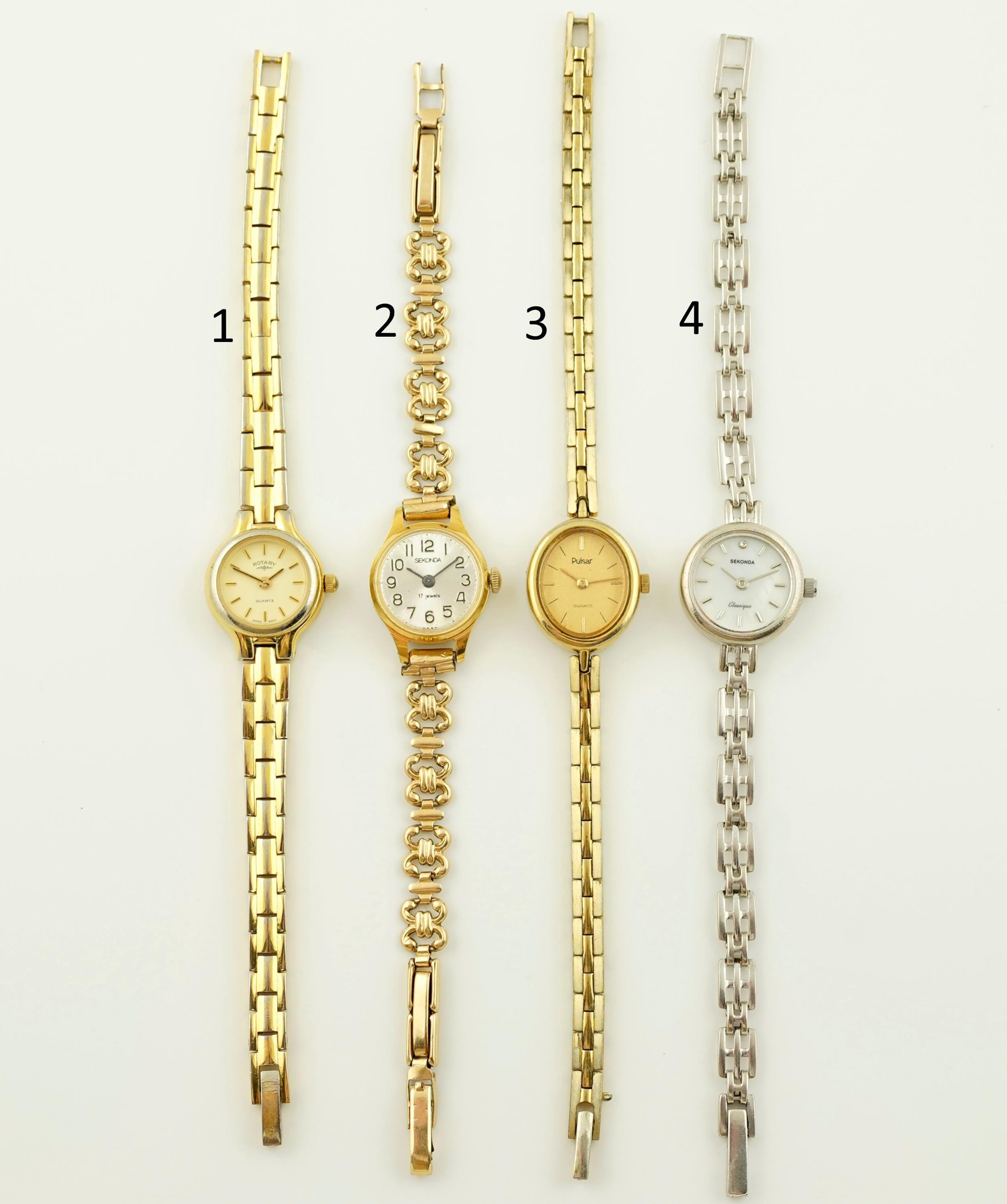 Dainty Gold Pulsar Watch Vintage Dainty Gold Pulsar Watch | Mercari main image 2