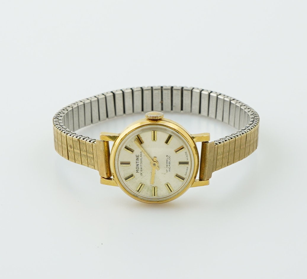 Vintage Women s Montine Watch Mechanical Womens Watch 17 Etsy