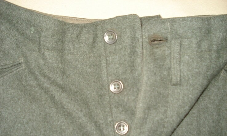 Vintage Men's Swedish Military Wool Pants, Rare Authentic Vintage