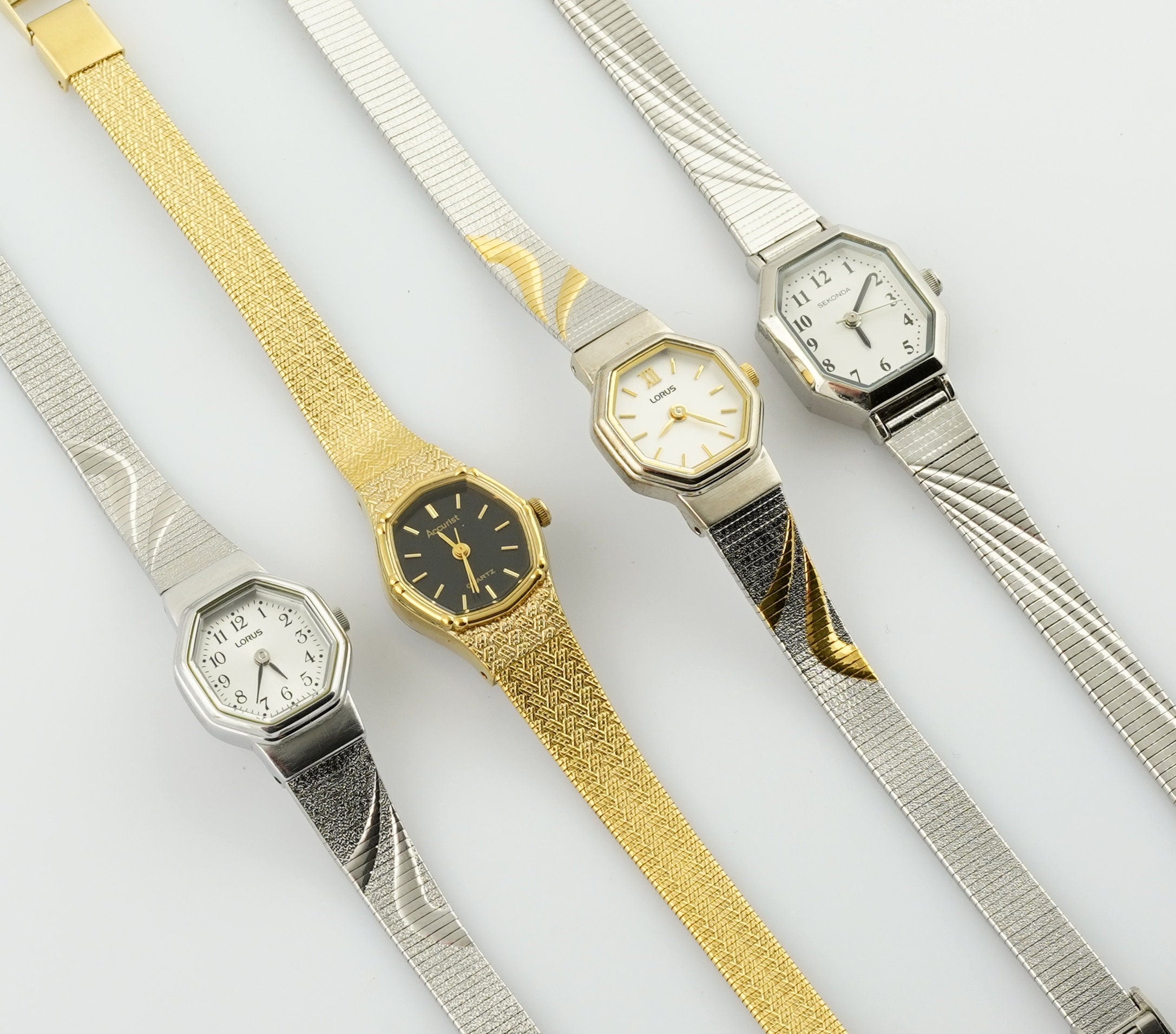 Montre Lorus pour femme vintage, montre pour femme Accurist