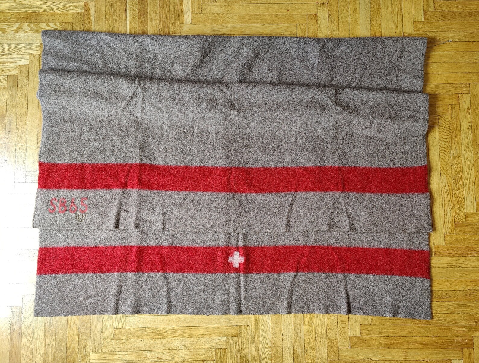 Vintage Swiss Army Wool Blanket Warehouse Swiss Military Etsy