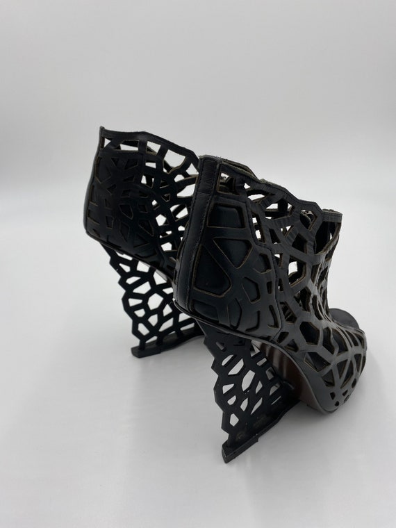 Architectural Modern Wedge heels Ankle height with