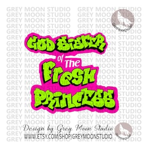 a2, god sister of The fresh princess, neon colors, fresh princess, fresh prince style, god sister, graffiti, svg, greymoonstudio