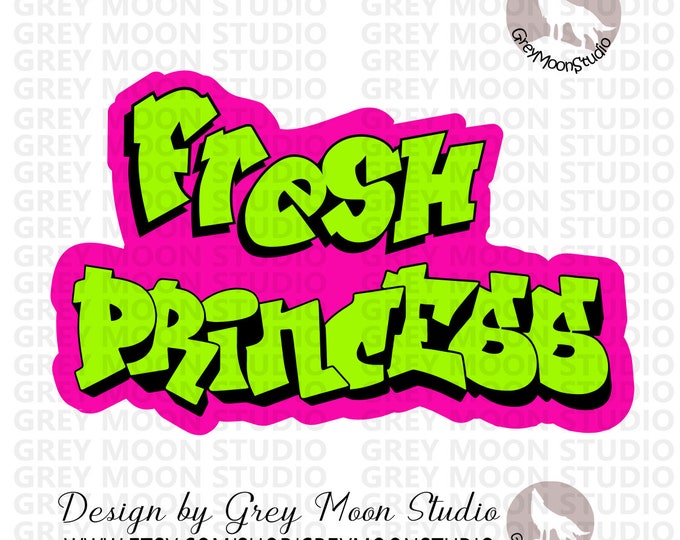 Fresh Princess neon Fresh Princess Fresh Prince Style Png Etsy