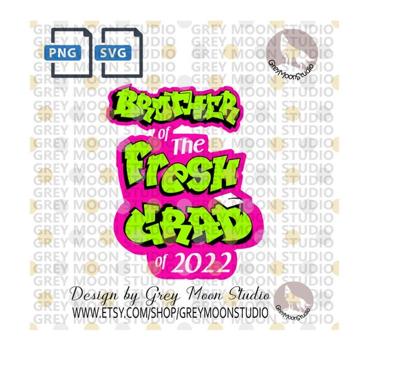 Grad Brother of Fresh Grad2022 Graphic Design | Etsy