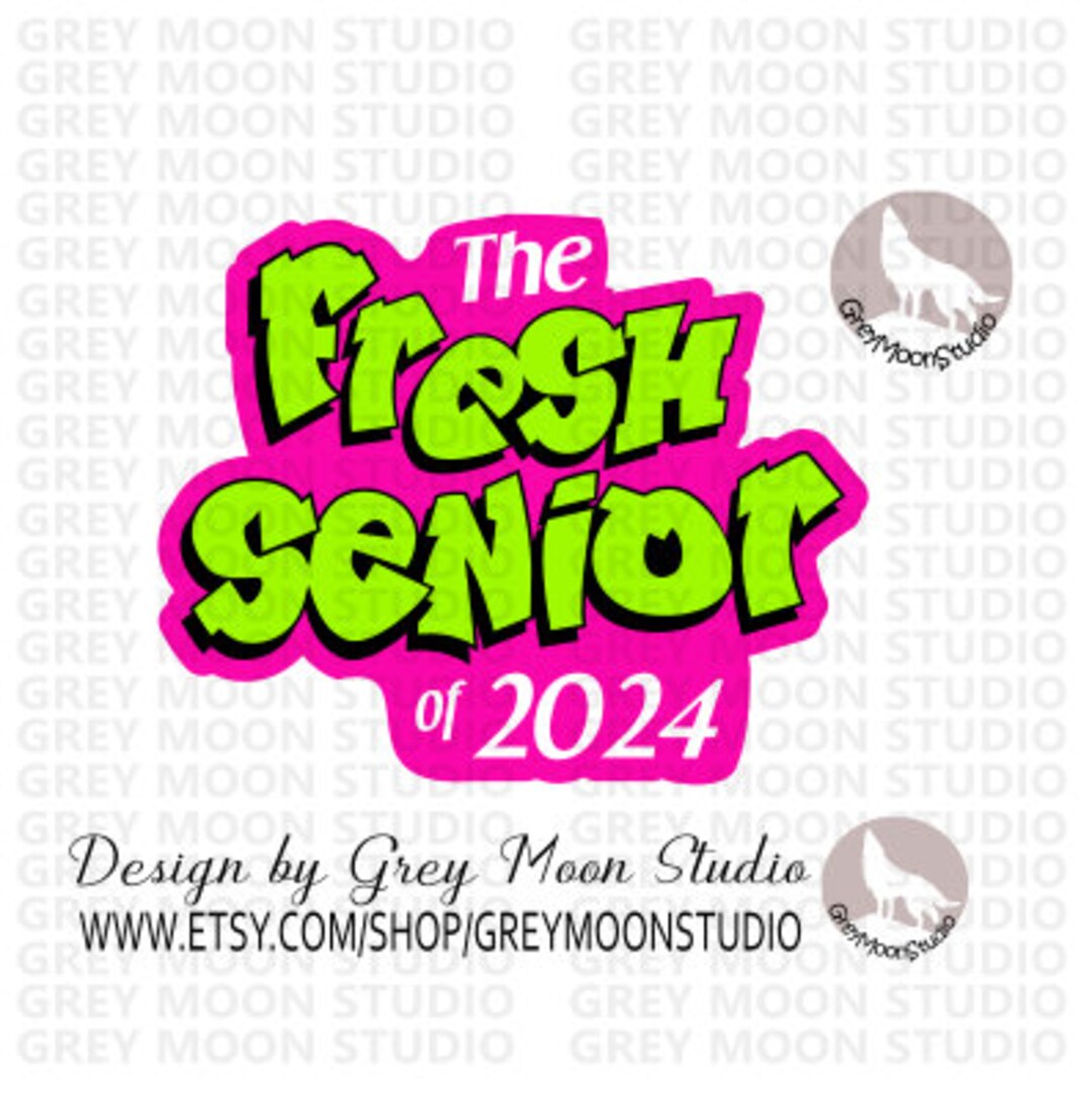 Senior, the Fresh Senior of 2024, Neon Colors, Fresh Senior, 2024