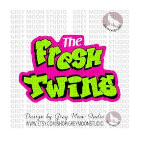 fresh, The Fresh Twins, fresh prince,greymoonstudio, png, svg,twins, girls