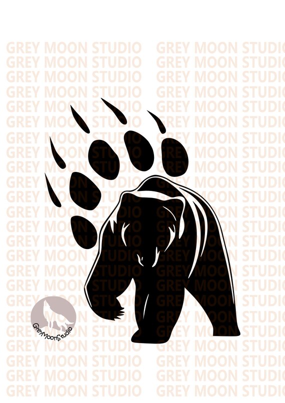 H Bear Nature Bear Paw Wilderness Animal Scouts Etsy