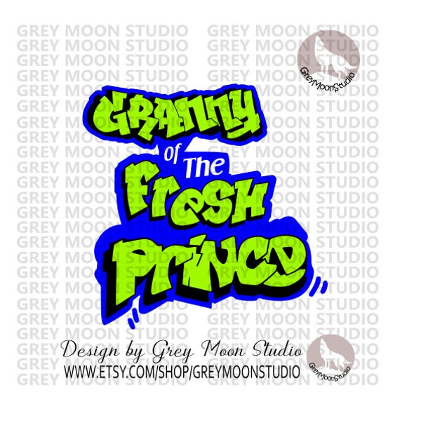 granny of the fresh prince, the fresh prince, blue, senior style, png, svg, greymoonstudio,