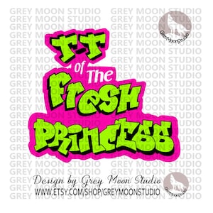 a2, TT of The fresh princess, neon colors, fresh princess, fresh prince style, graffiti, svg, greymoonstudio