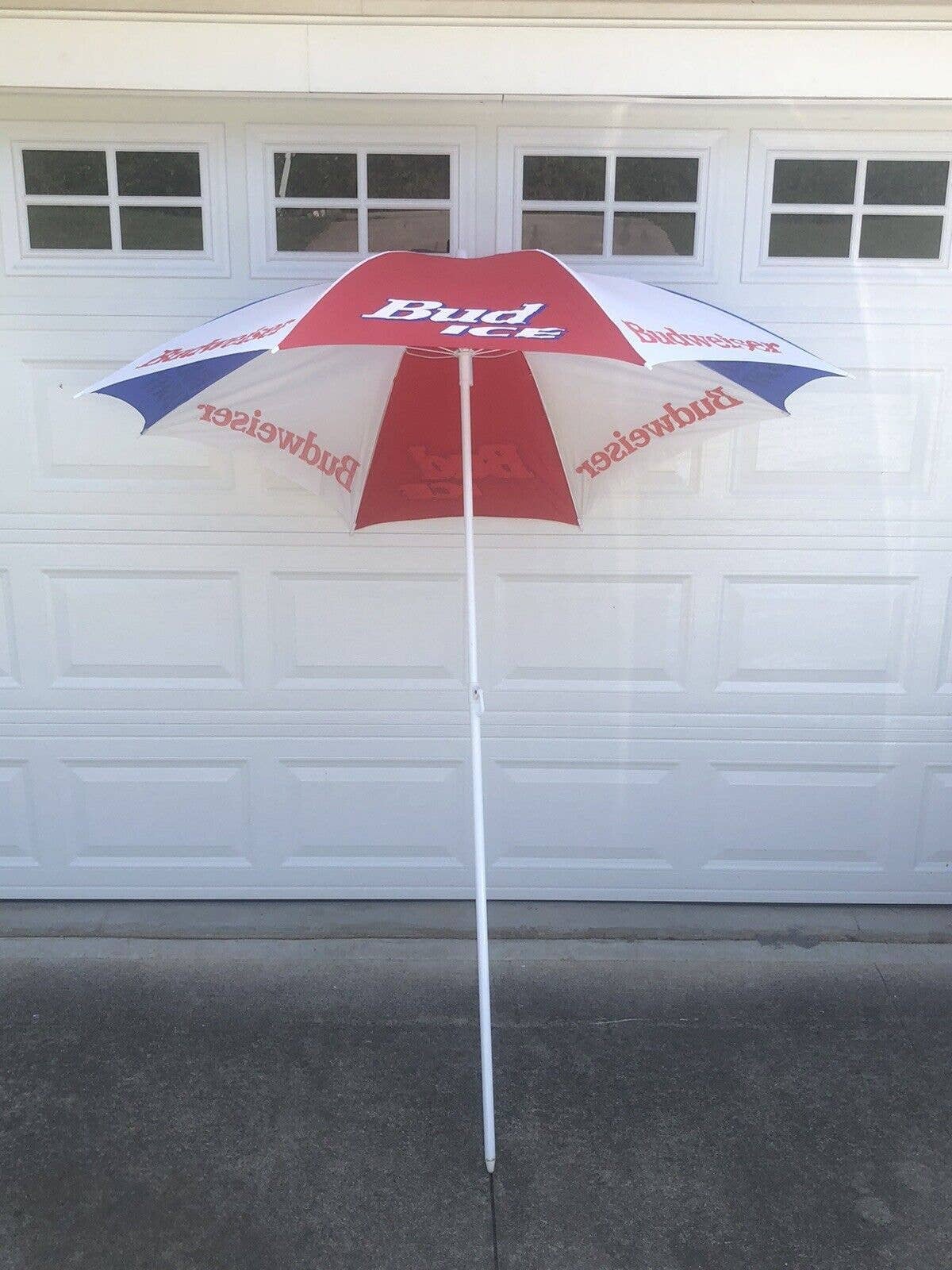 VTG 90s Budweiser Bud Light Bud Ice Beach Patio Umbrella Red Etsy Finland