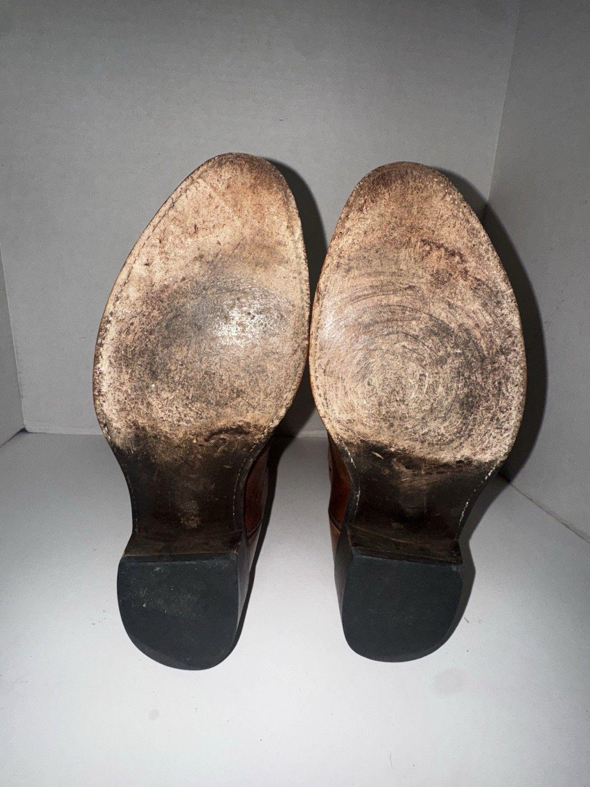Lucchese 1883 Crayton Mad Dog Goat Leather Western Cowboy Boots Mens Size:10.5D Lucchese 1883 Crayton N1547R Mad Dog Goat Leather Cowboy  main image 2