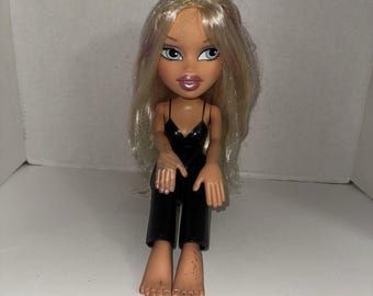 Muñeca Bratz Cloe con cambio de imagen de cuerpo completo, juego de cabello y uñas MGA 2003 Vintage