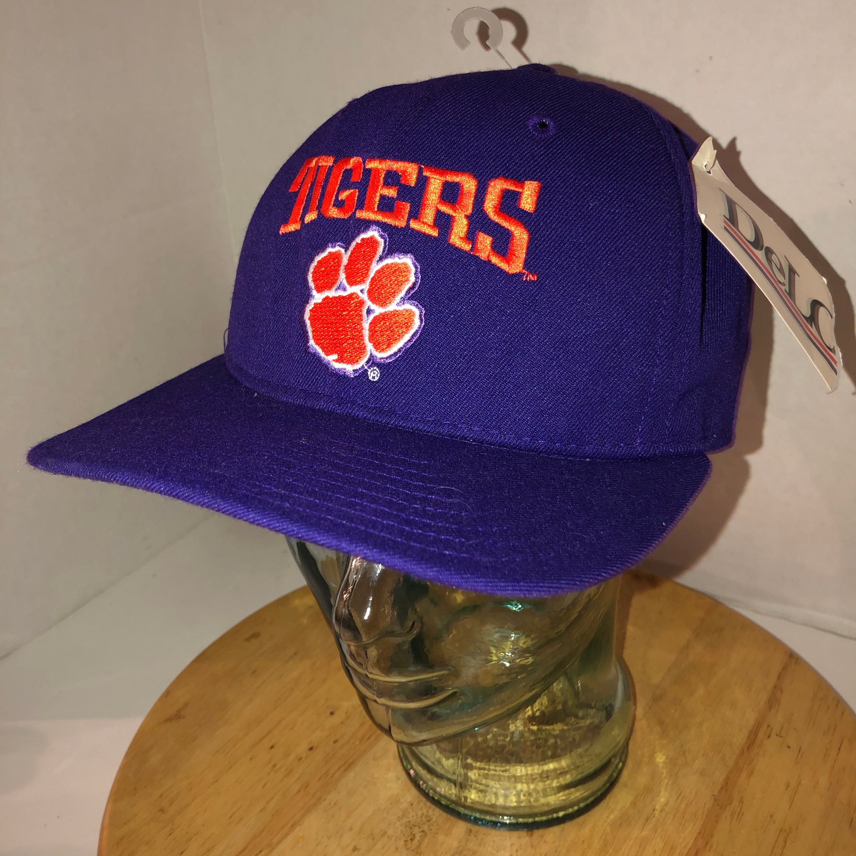 Vintage Clemson Tigers DeLong Purple Hat Cap Snapback USA Made | Etsy