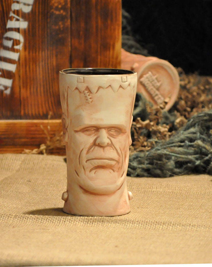 ★直筆サイン★ゾンビモンスターMUNK TIKIマグ★ショットグラス☆shag TikiTikiMonster - Etsy