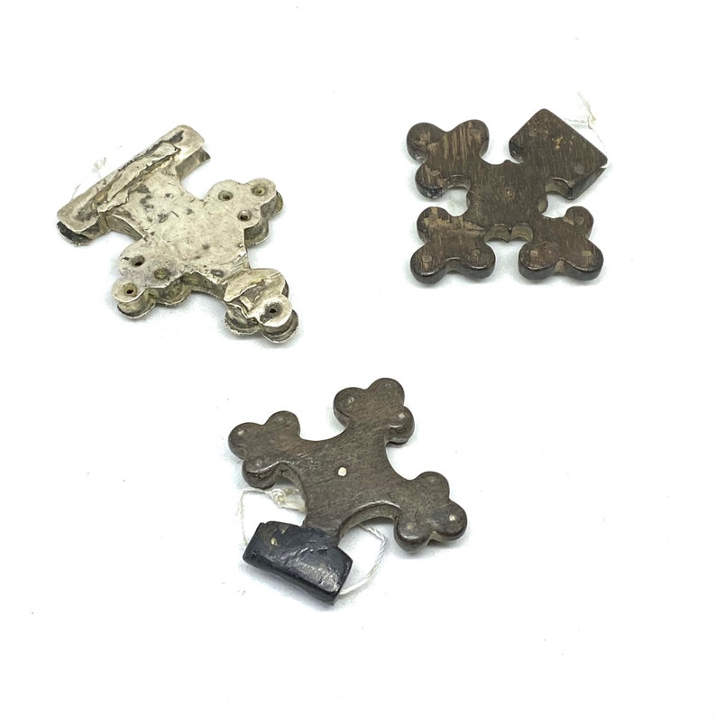 Moorish styles.African vintage Tuareg crosses Antique crosses Antique silver /& Ebony wood crosses