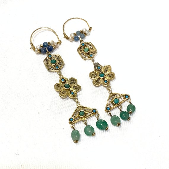 Afghan earrings