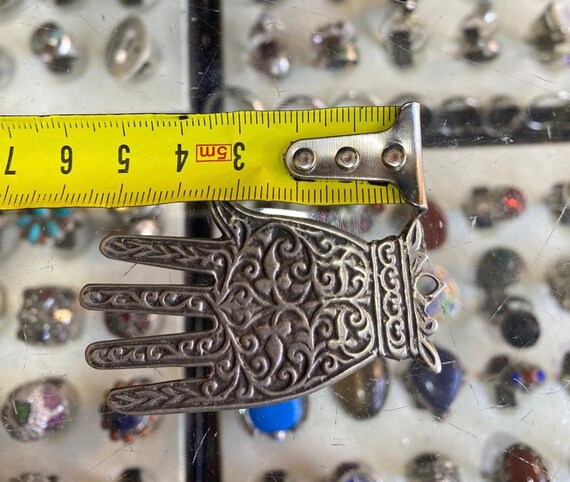 Old Moroccan Khamissa , fatimas hand . - image 6