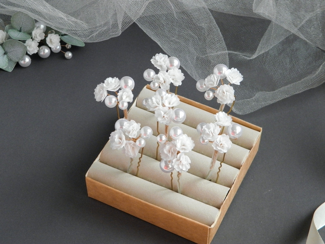 gypsophila bridal headpiece