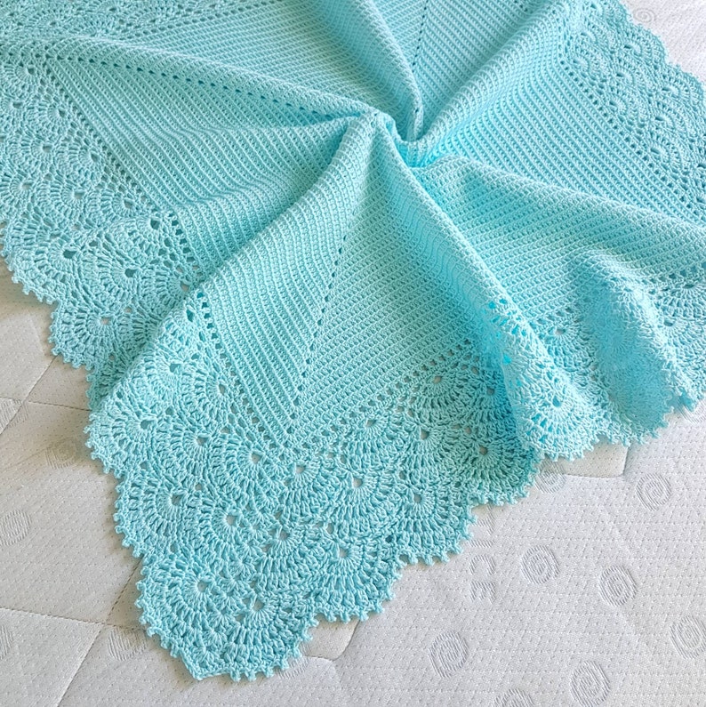 Crochet Baby Blanket Baby Girl Blanket Baby Boy Blanket Etsy
