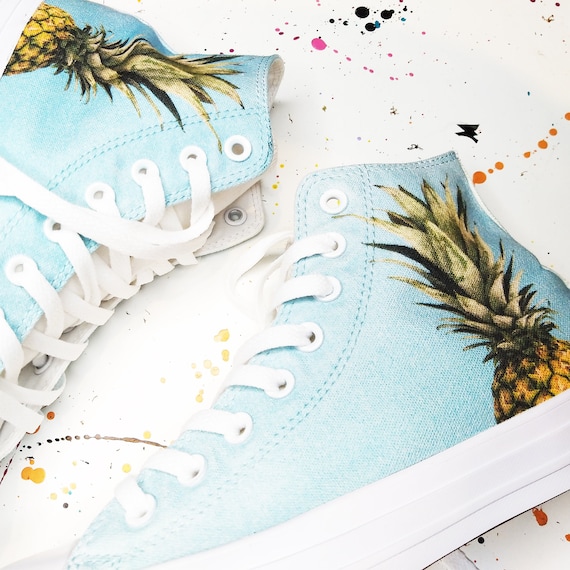 pineapple converse shoes