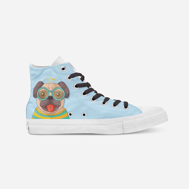 dog print converse