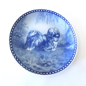 Beautiful Lekven of Denmark Lhasa Apso Decorative Plate