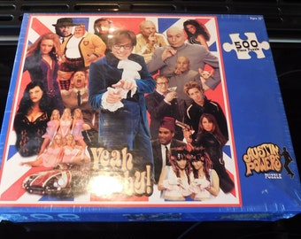 Austin Powers Jigsaw Puzzle 500 Pieces 2002 New