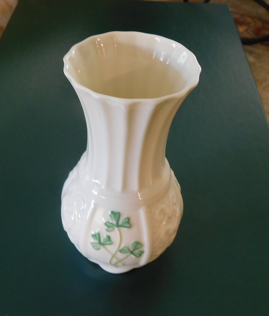 Vintage Belleek Nadine Small Spill Vase Etsy