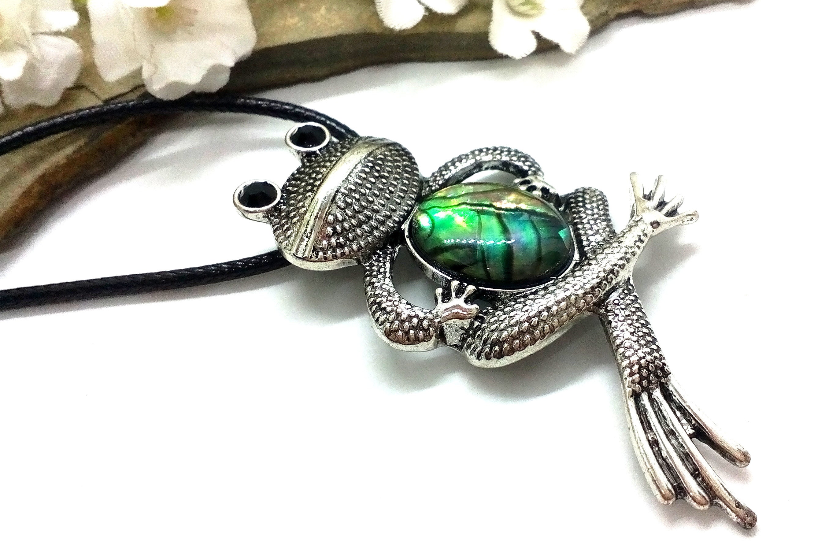 Frog Necklace Frog Jewelry Frog Pendant Animal Jewelry Etsy Canada