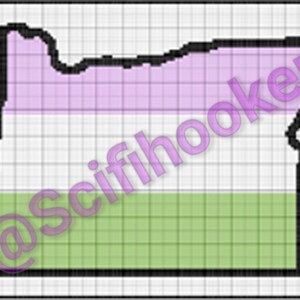 Oregon Genderqueer Pride PATTERN