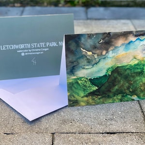 Letchworth State Park Greeting Card