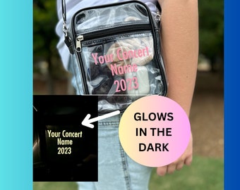 Personalized Clear Stadium Bag, Cross Body Bags For Women, Clear Cross Body Bag, Bachelorette Party Favor Bags, Clear Bags, Girls Trip